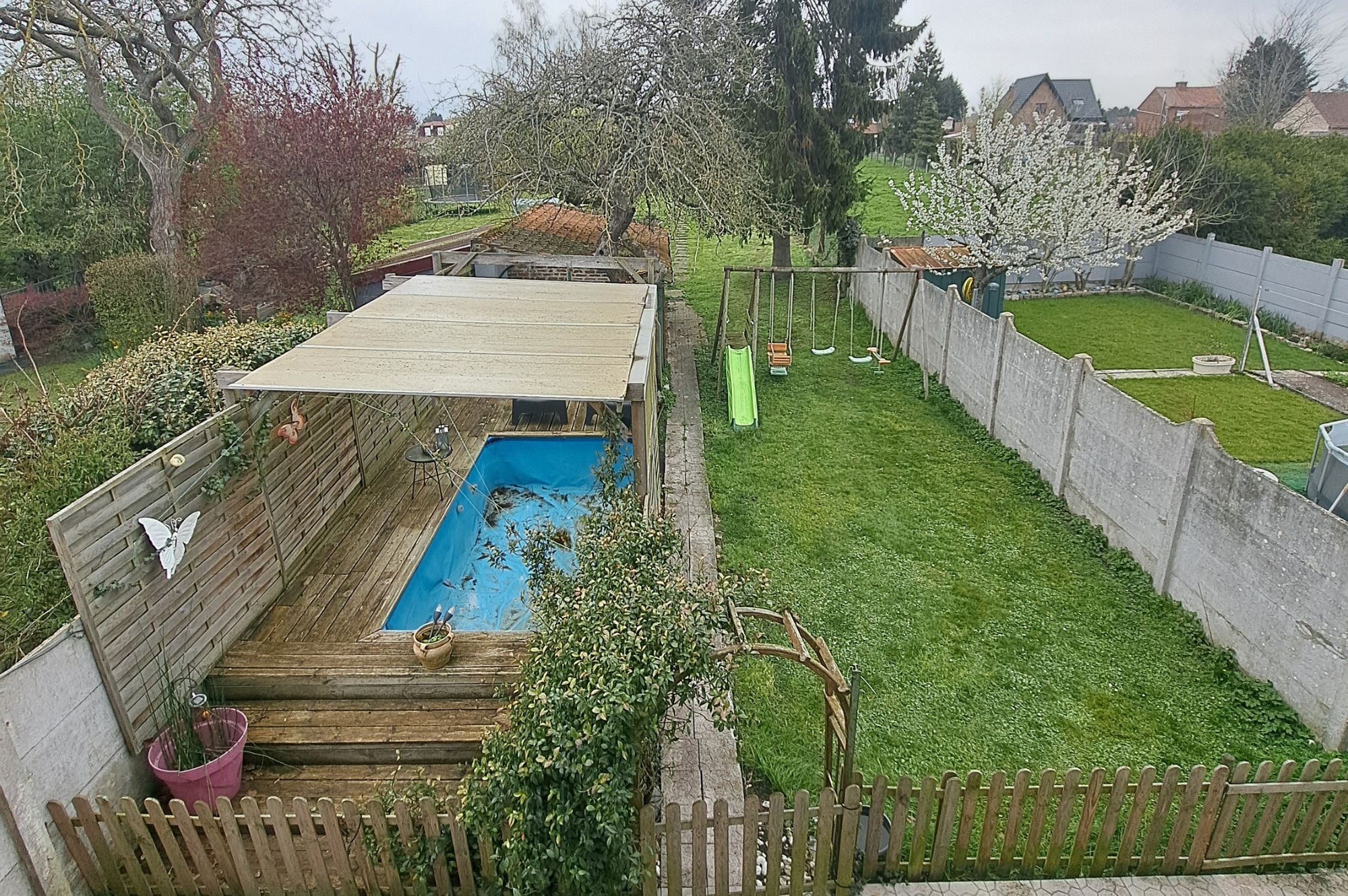 beau jardin maison pecquencourt a vendre facilimmo59