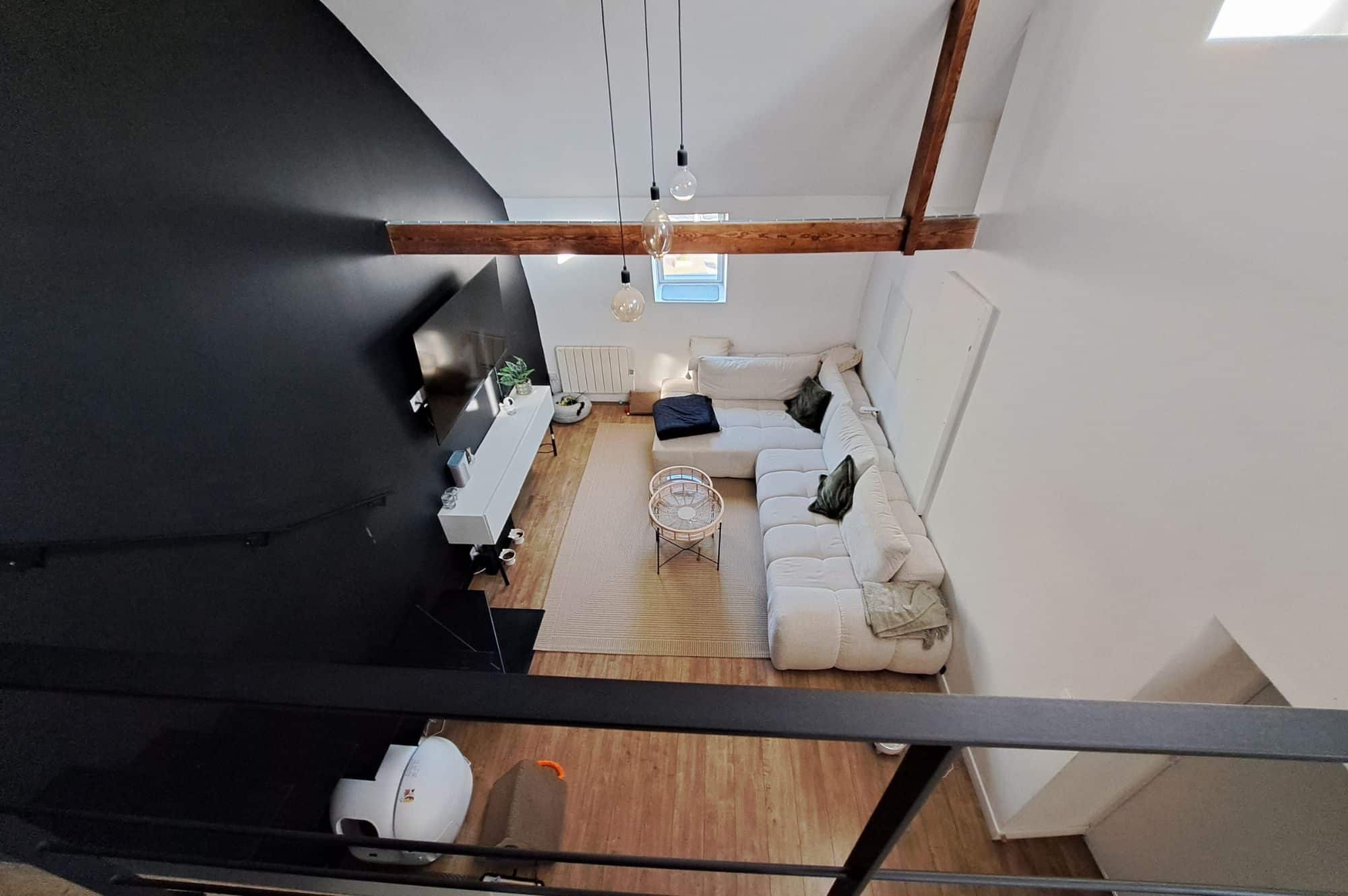 immeuble rapport lezennes appartement piece a vivre vue haut